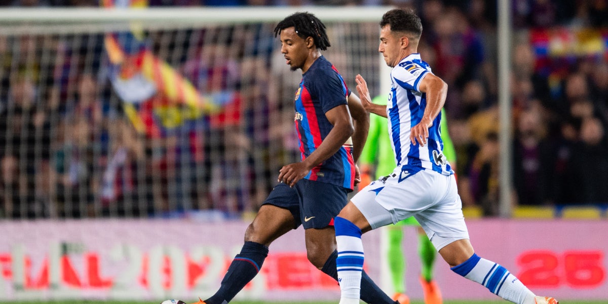 Koundé durant el Barça-Reial Societat | FC Barcelona