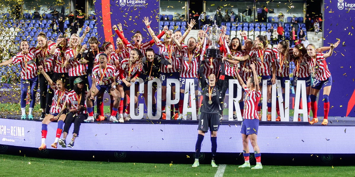 L'Atlètic de Madrid alçant la Copa de la Reina | Atlético de Madrid
