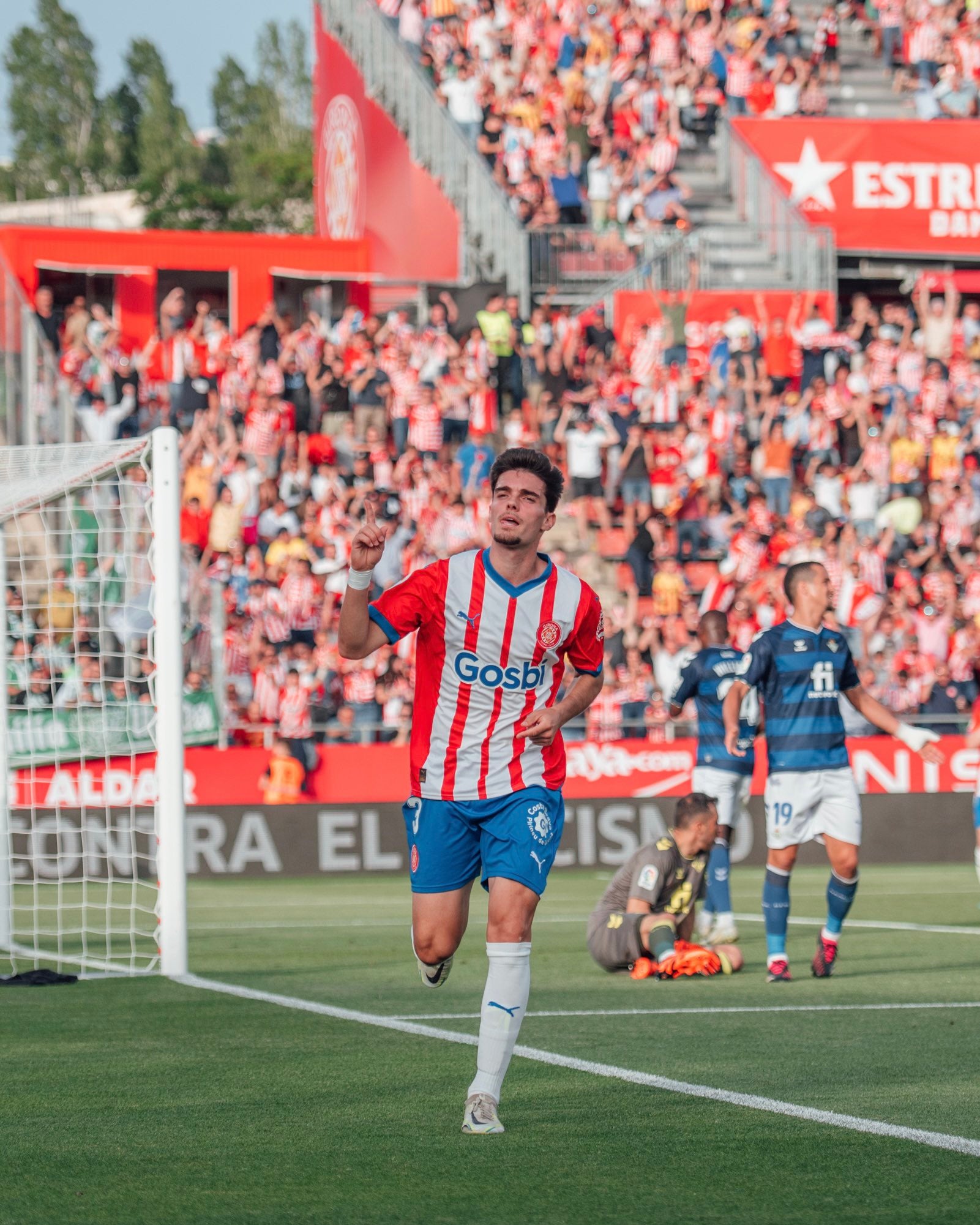 Miguel Gutiérrez celebra el seu gol a Montilivi | Girona FC