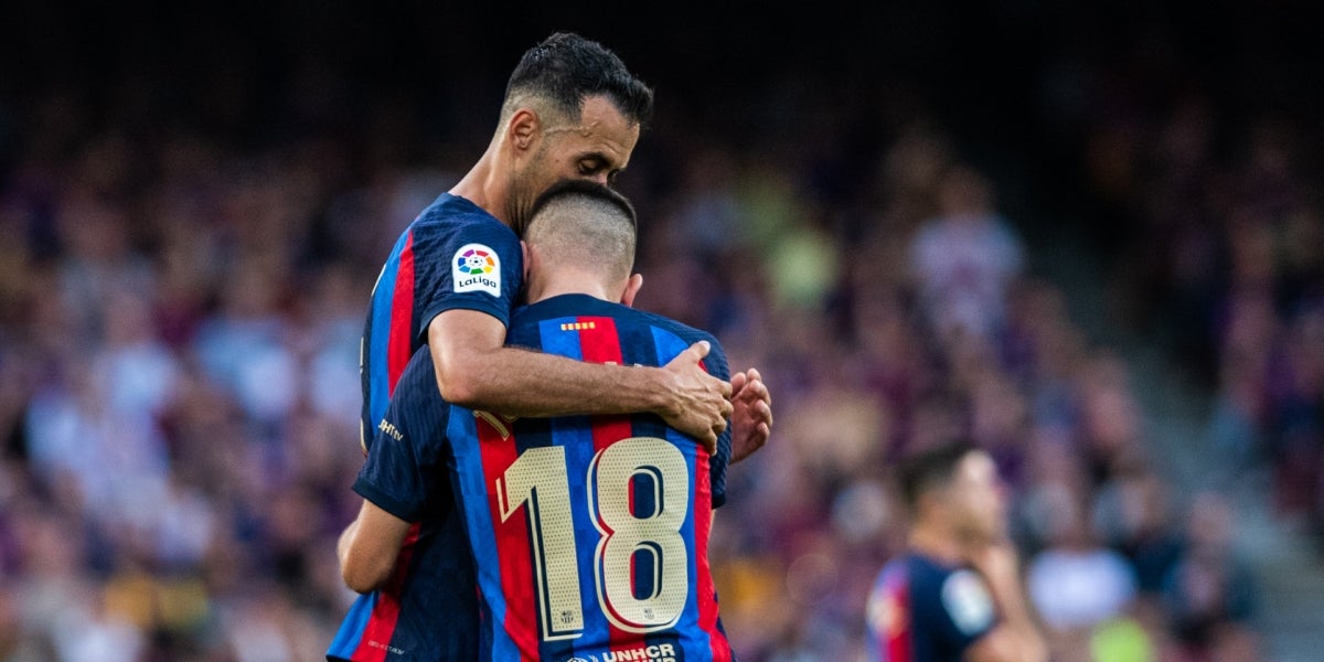 Busquets i Jordi Alba acomiadant-se del Camp Nou | FC Barcelona