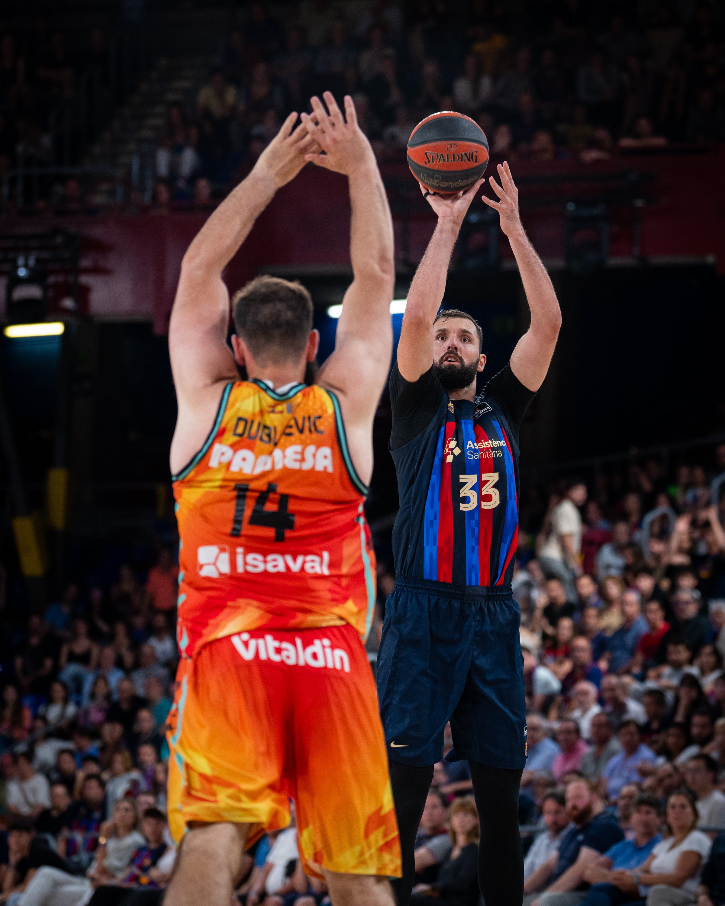 Nikola Mirotic, durante el partido contra el València | FC Barcelona