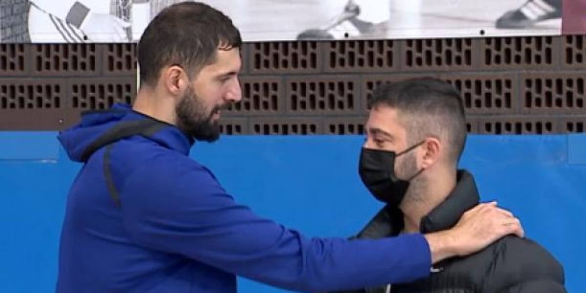 Nikola Mirotic i Juan Carlos Navarro, en una imatge d'arxiu | FC Barcelona