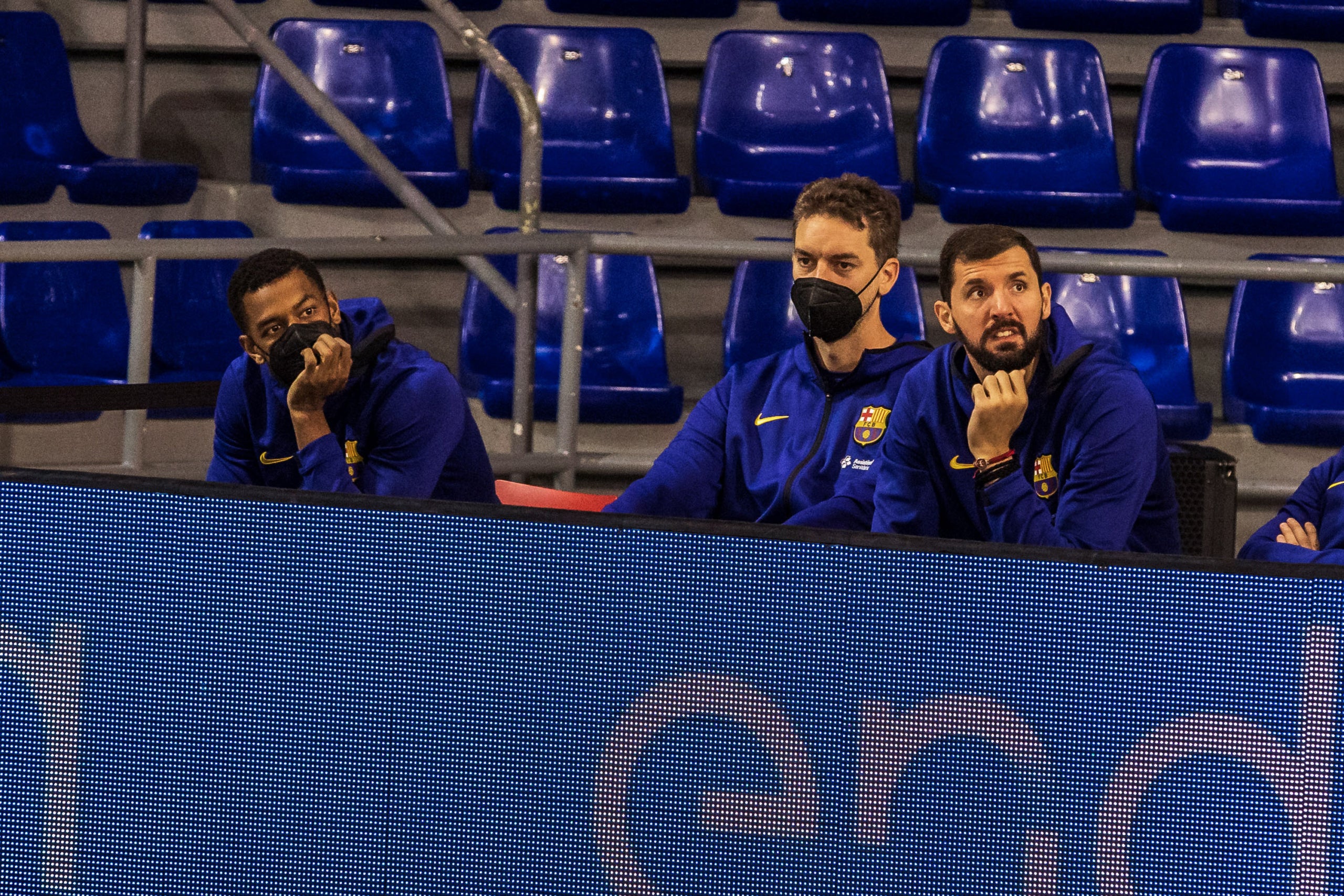 Pau Gasol i Nikola Mirotic, durant la seva etapa compartida al Barça | Europa Press