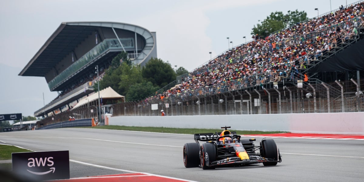 Max Verstappen, campió del món de Fórmula 1, al Circuit de Barcelona-Catalunya de Montmeló | Europa Press