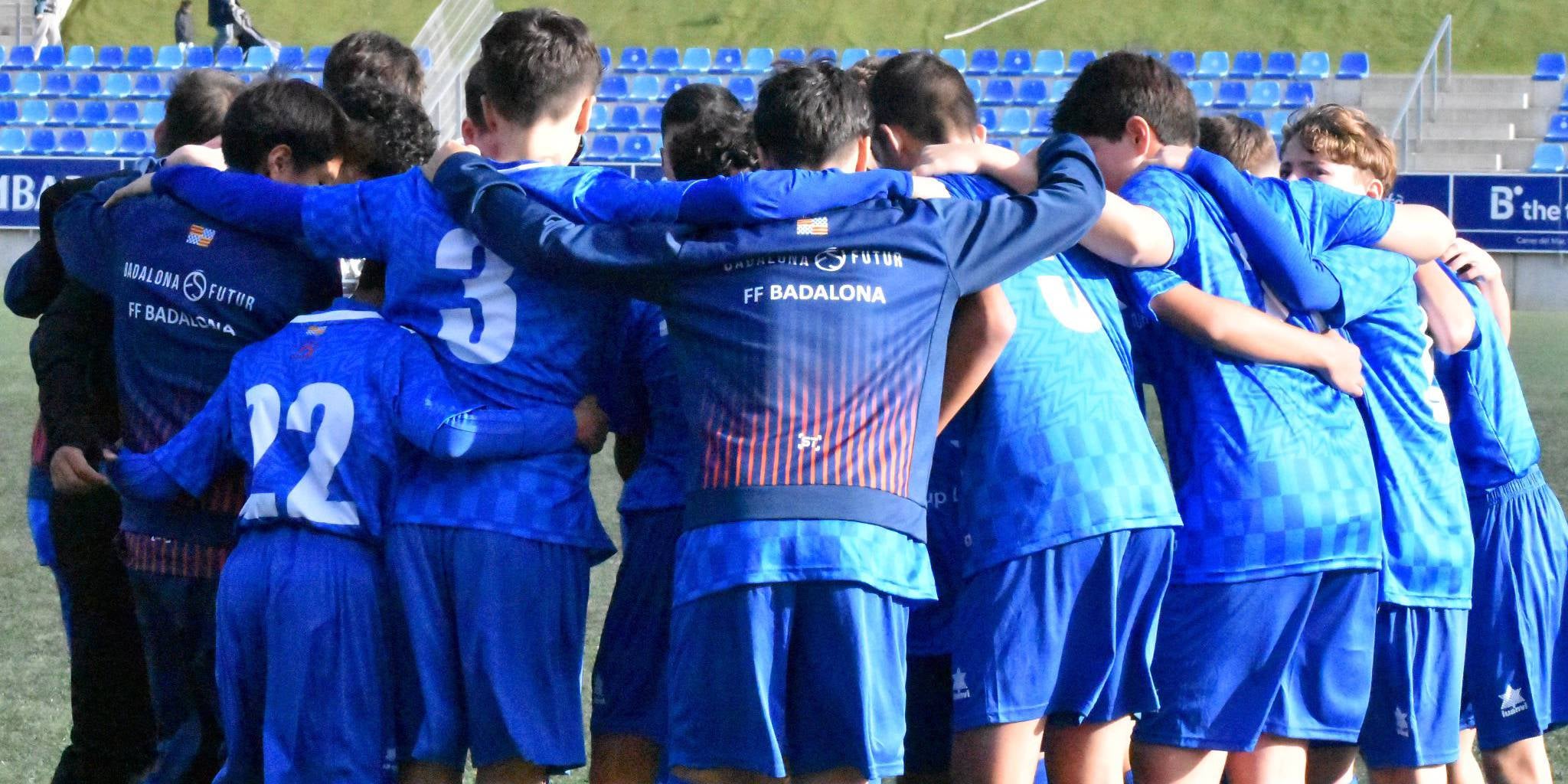 Jugadors de la Fundació Futbol Badalona, en una imatge d'arxiu | FF Badalona