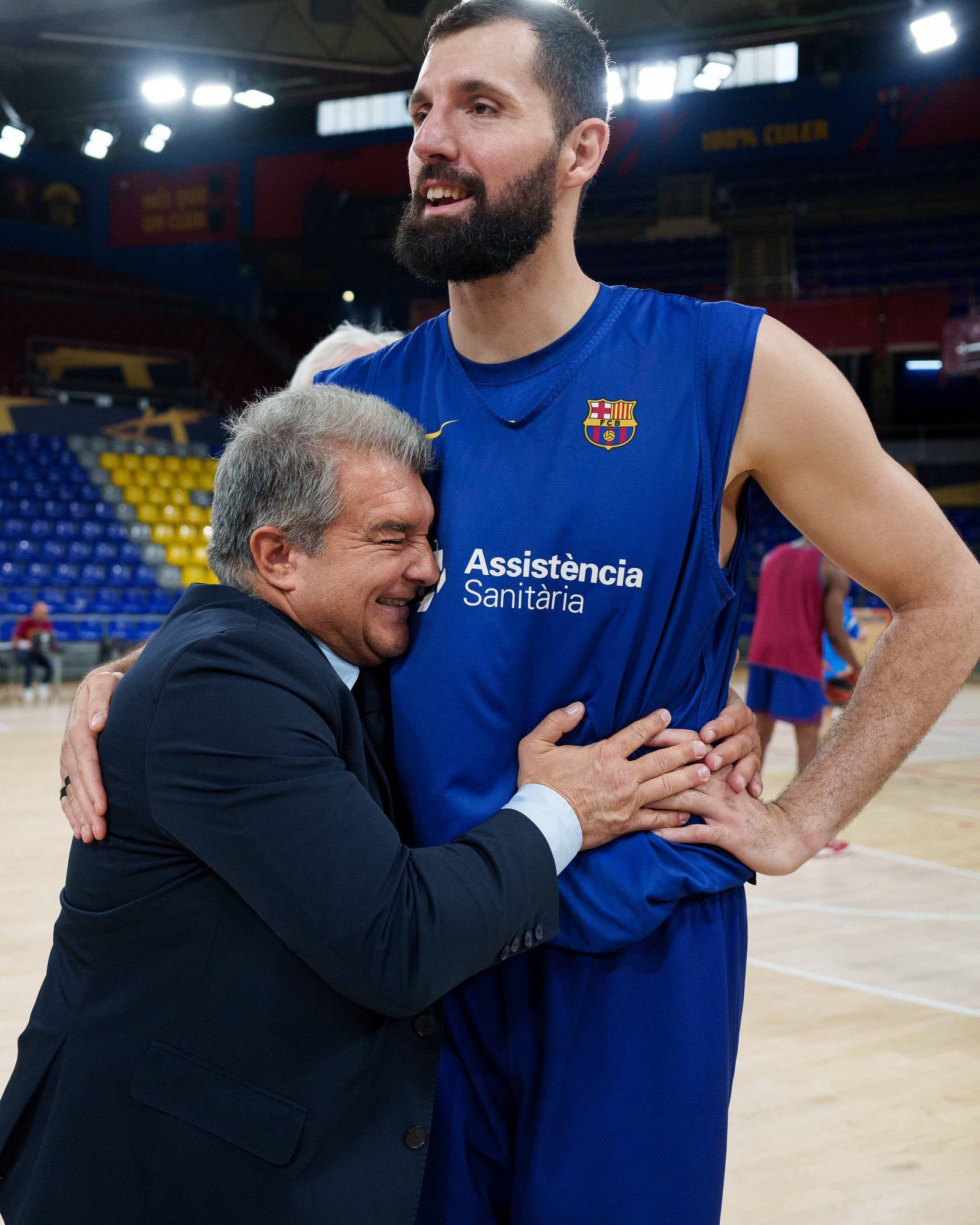 Laporta i Mirotic, en una imatge d'arxiu | FC Barcelona