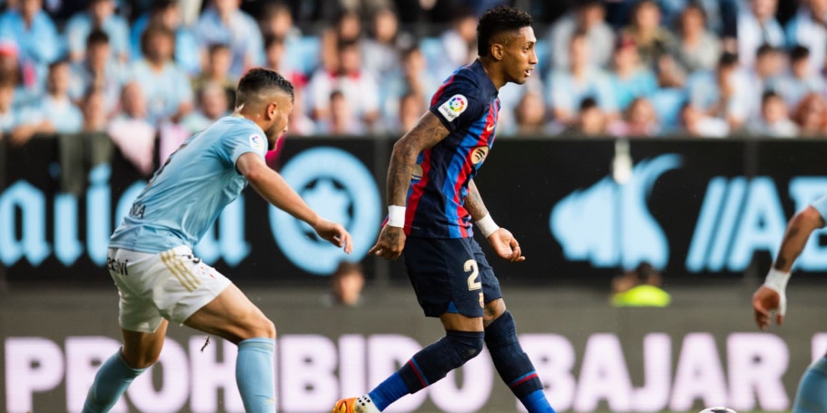 Raphinha durant el Celta-Barça | FC Barcelona