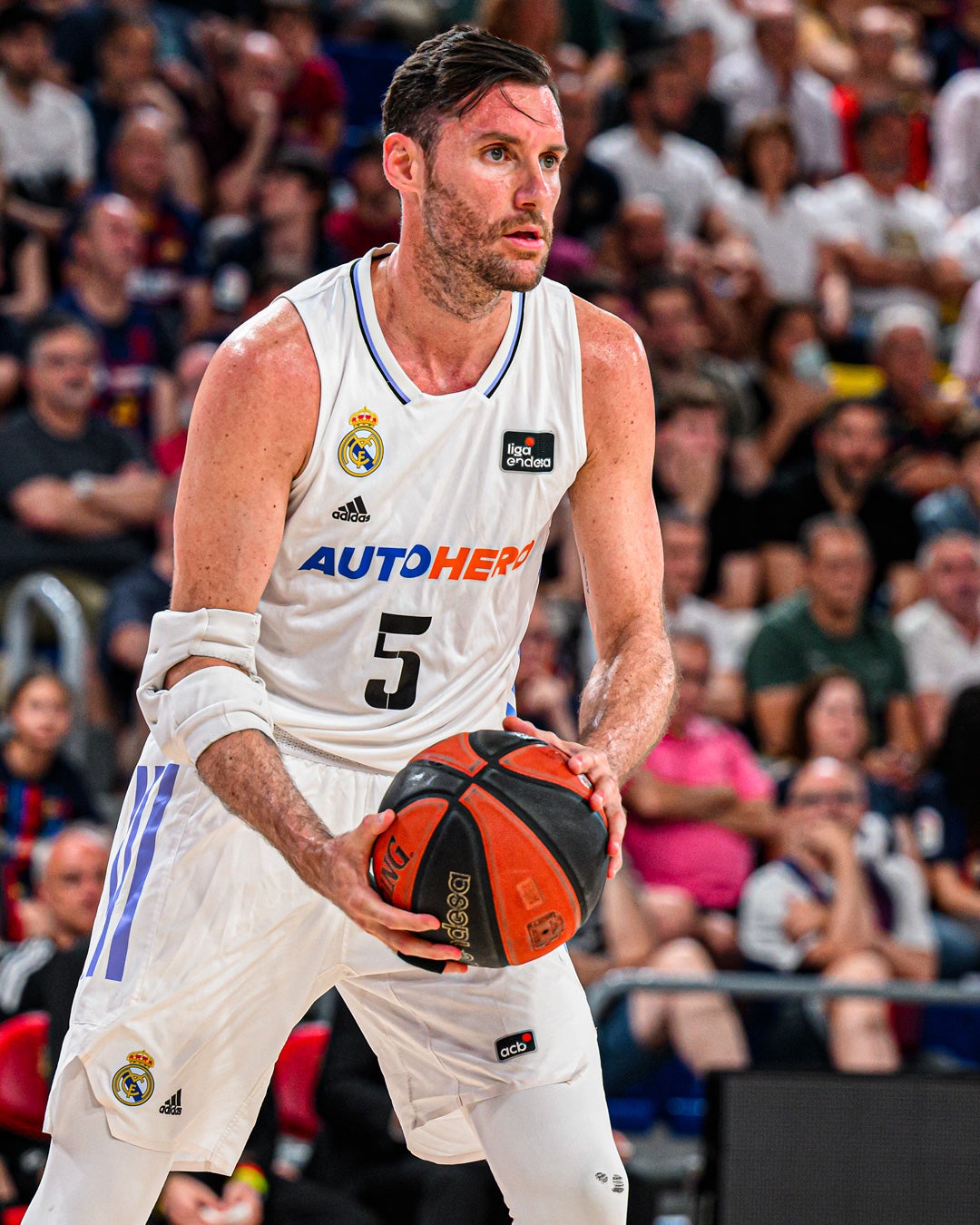 Rudy Fernández, durante la final de la ACB al Palacio Azulgrana | RM Baloncesto