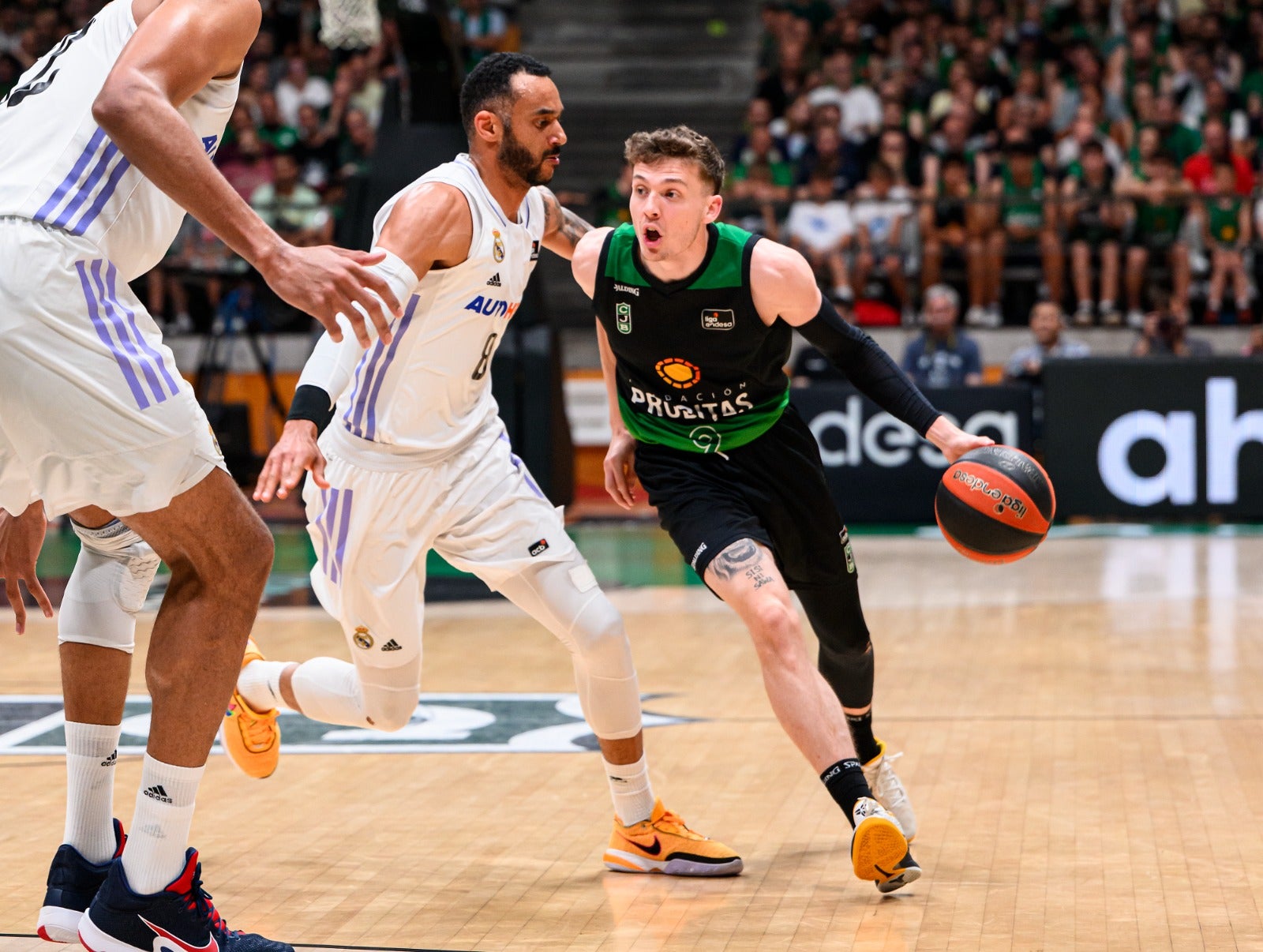 Kyle Guy, durante el partido contra el Madrid | Club Juventud Badalona