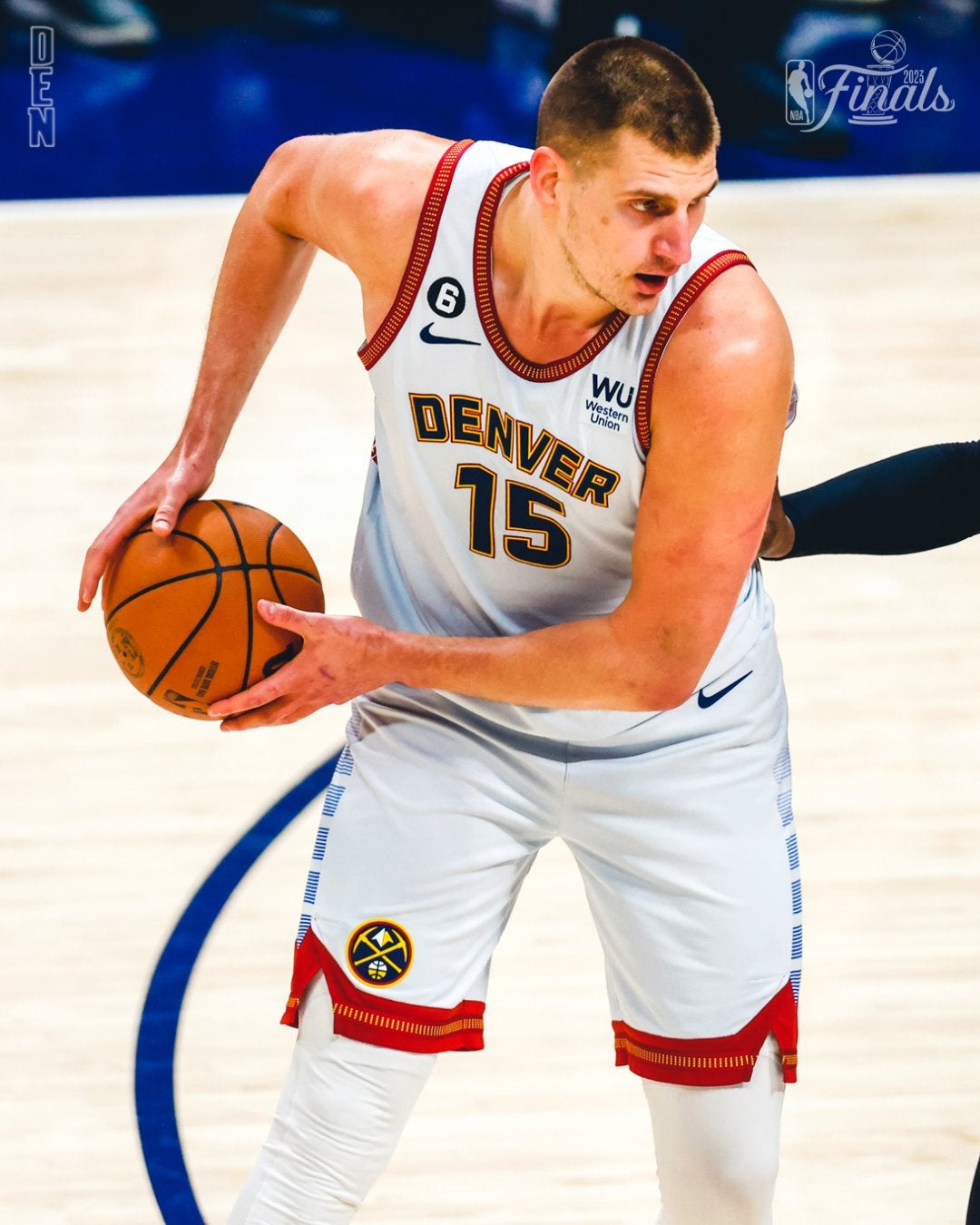 Nikola Jokic, durant les finals de l'NBA | Denver Nuggets