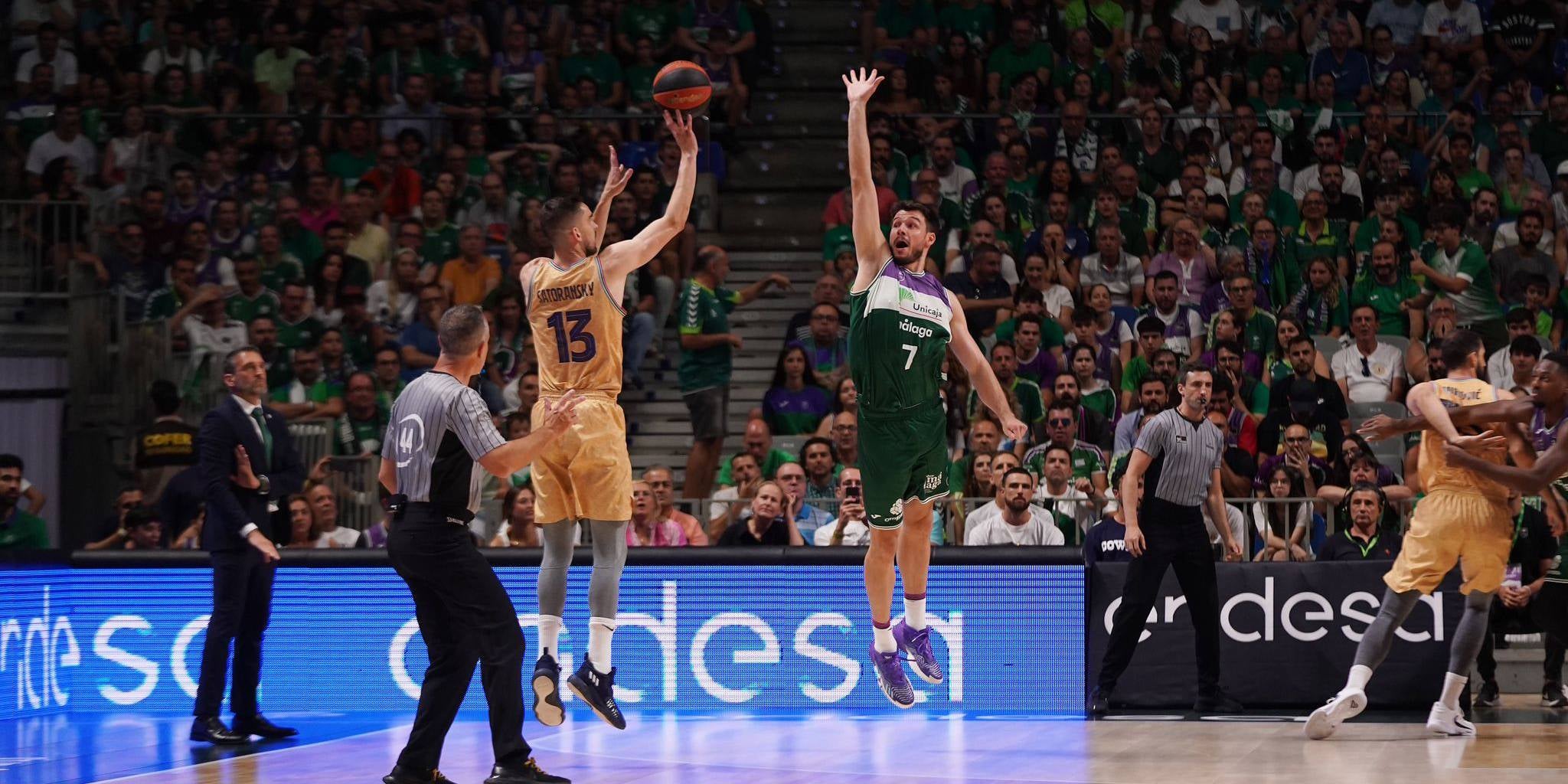 Tomás Satoransky, durant el partit contra l'Unicaja de Màlaga | FC Barcelona