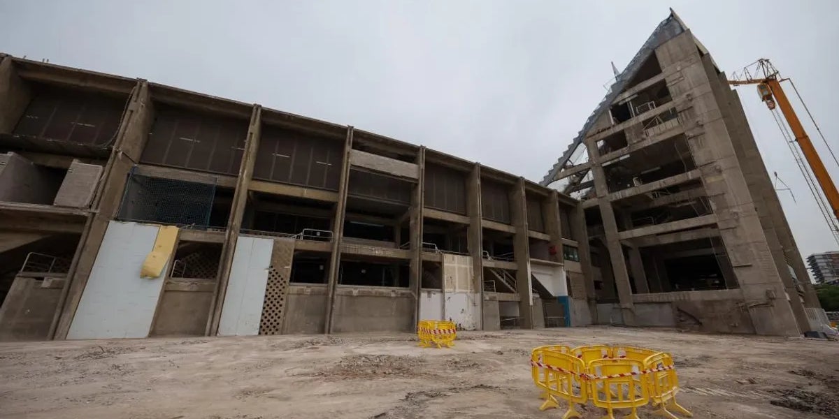El exterior del Camp Nou, en obras | FC Barcelona