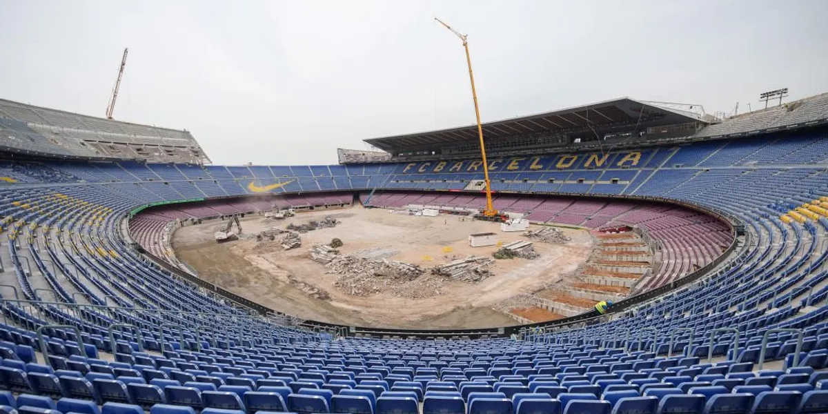 El Camp Nou, en obres | FC Barcelona