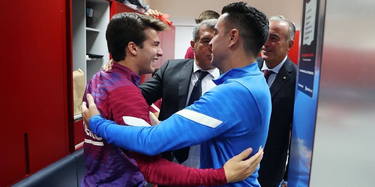 Riqui Puig y Xavi, en una imagen de archivo | FC Barcelona
