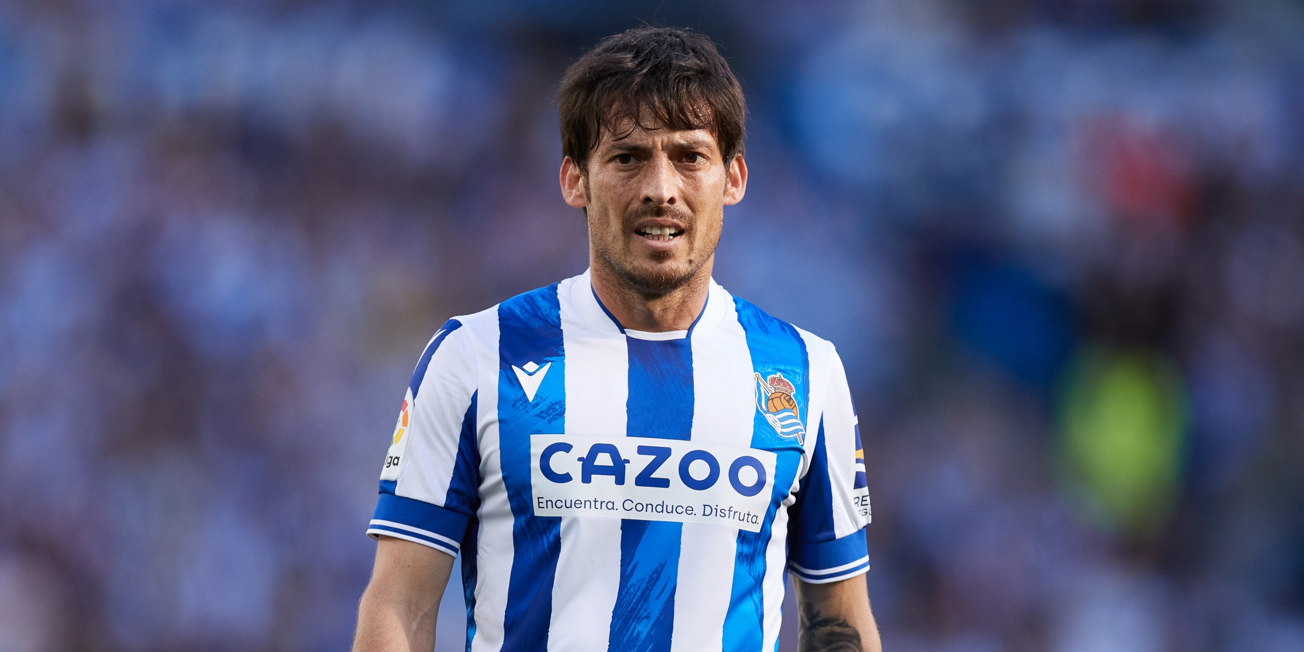 David Silva, en un partit amb la Reial Societat | Europa Press