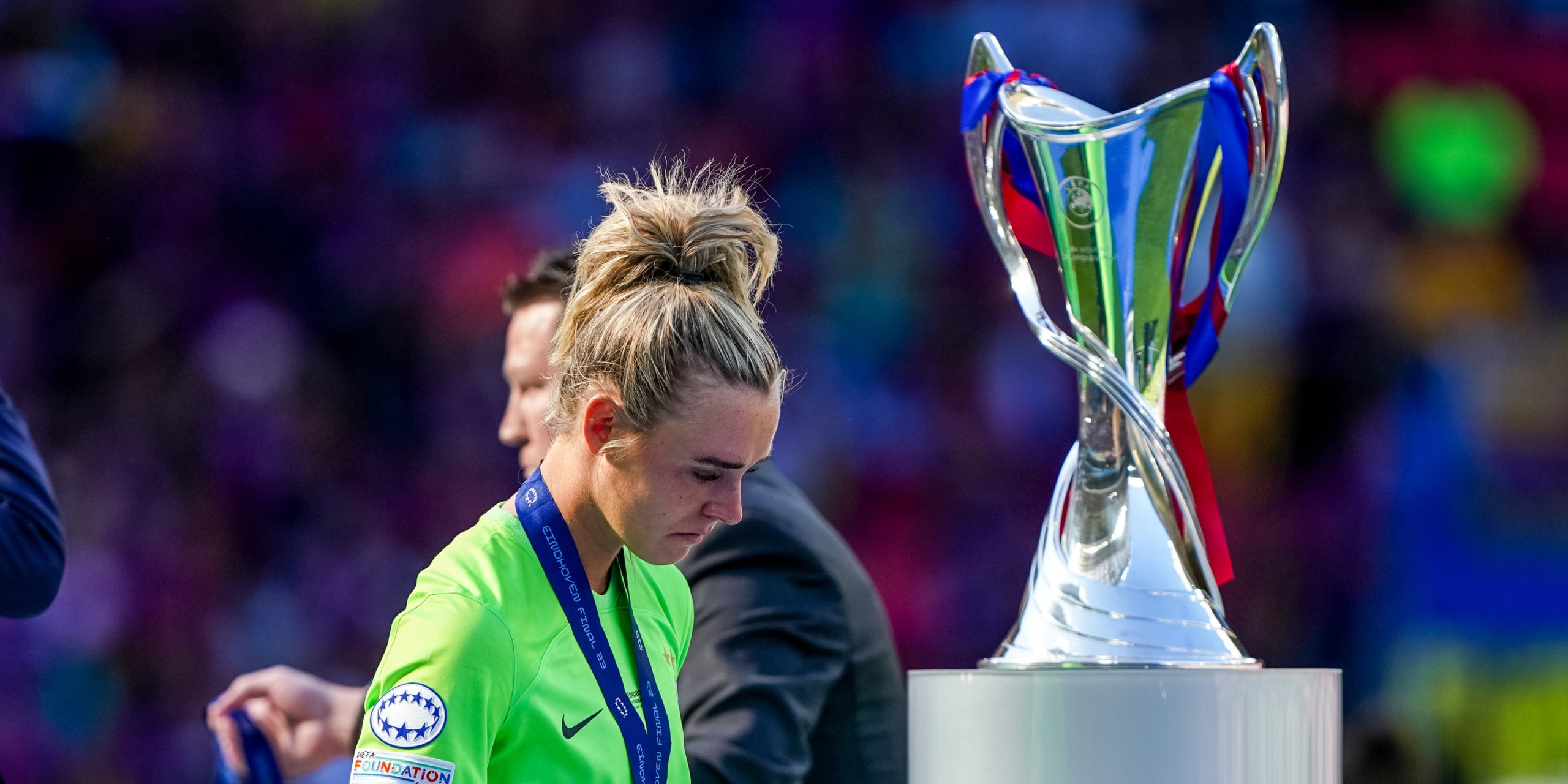 Jill Roord, després de perdre la final contra el Barça | Europa Press