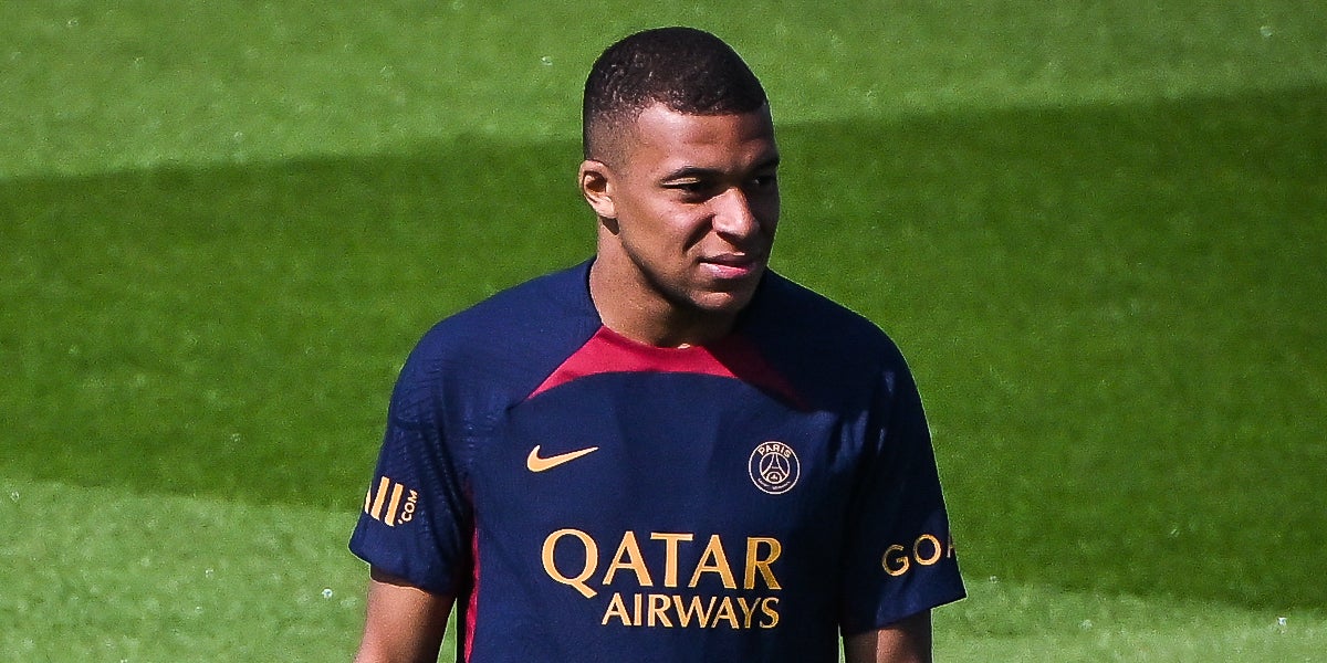 Kylian Mbappé, en un entrenament amb el PSG | Europa Press