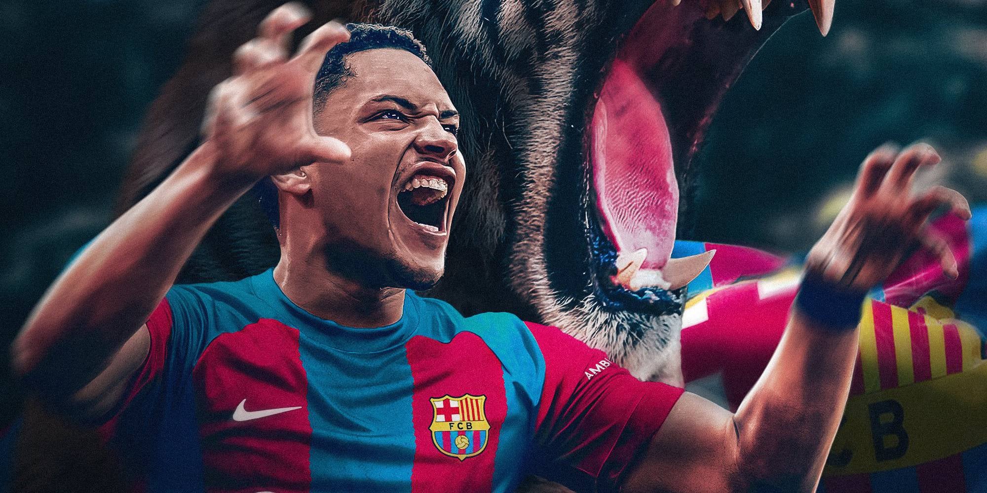 Muntatge de Vitor Roque amb la samarreta del Barça | FC Barcelona