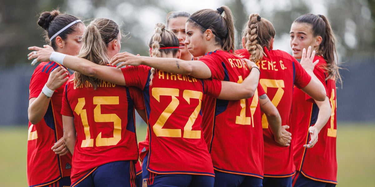 La selecció espanyola femenina durant la preparació pel Mundial | RFEF