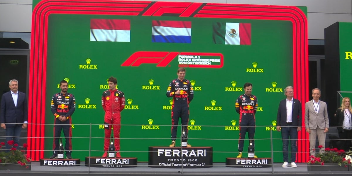 Verstappen, Leclerc i Pérez al GP d'Àustria | Fórmula 1
