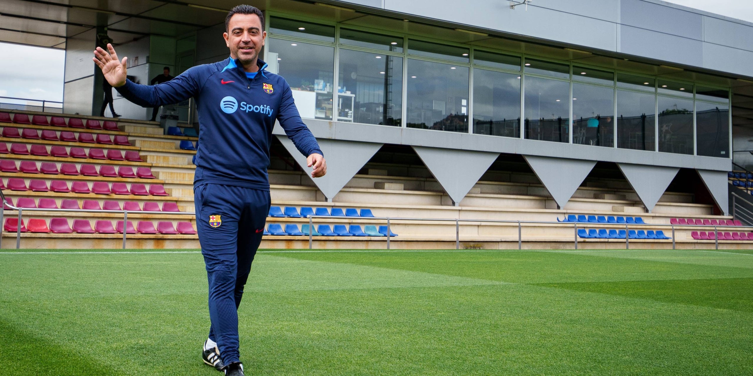 Xavi Hernández, a la Ciutat Esportiva Joan Gamper | FC Barcelona