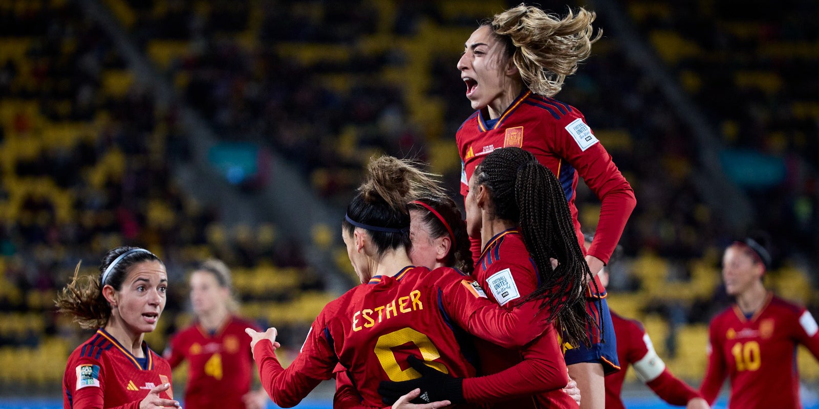 Les jugadores de la selecció de futbol femenina, celebrant un gol | RFEF