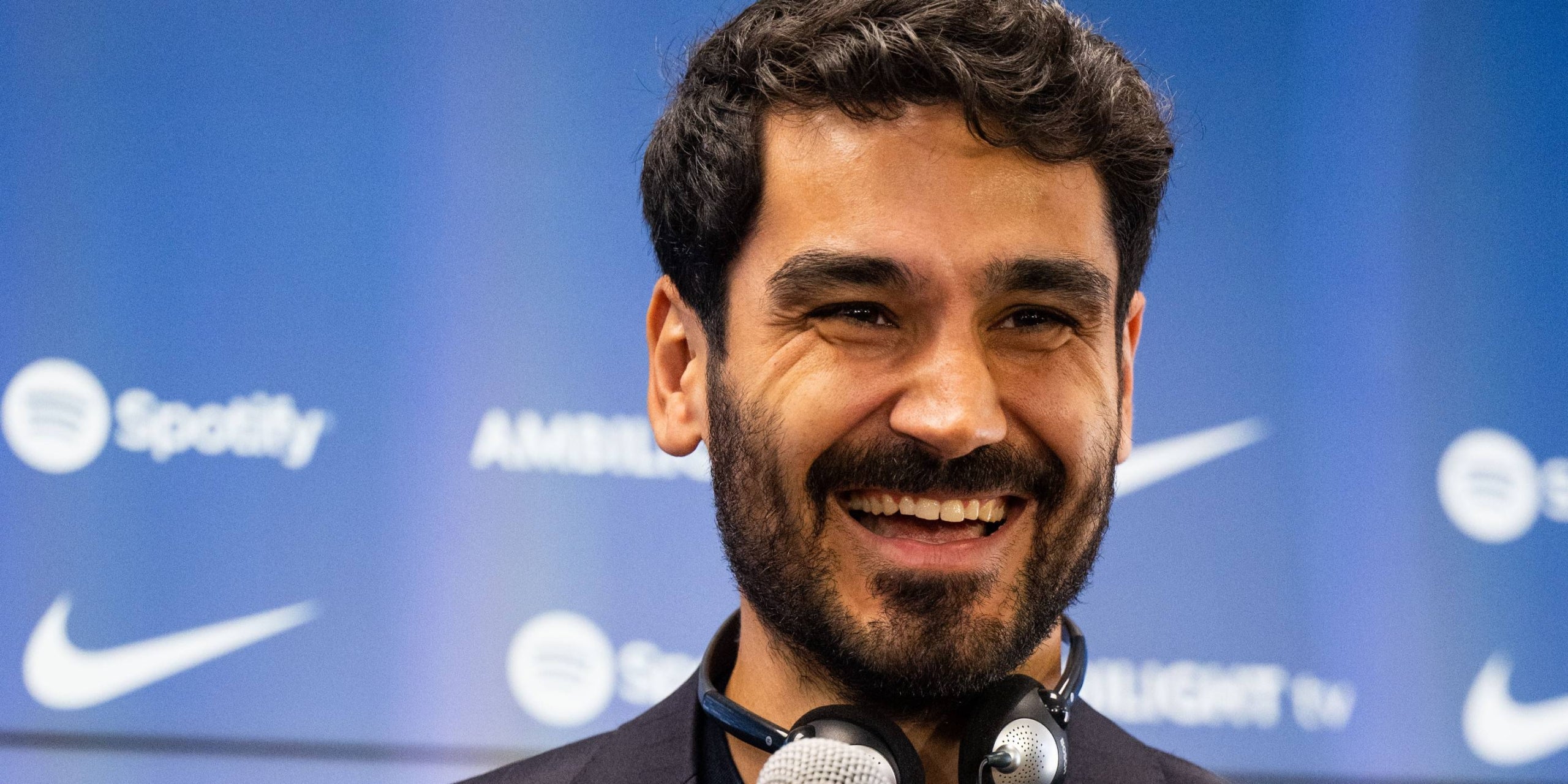 Ilaky Gündogan, durant la seva presentació amb el Barça | FC Barcelona