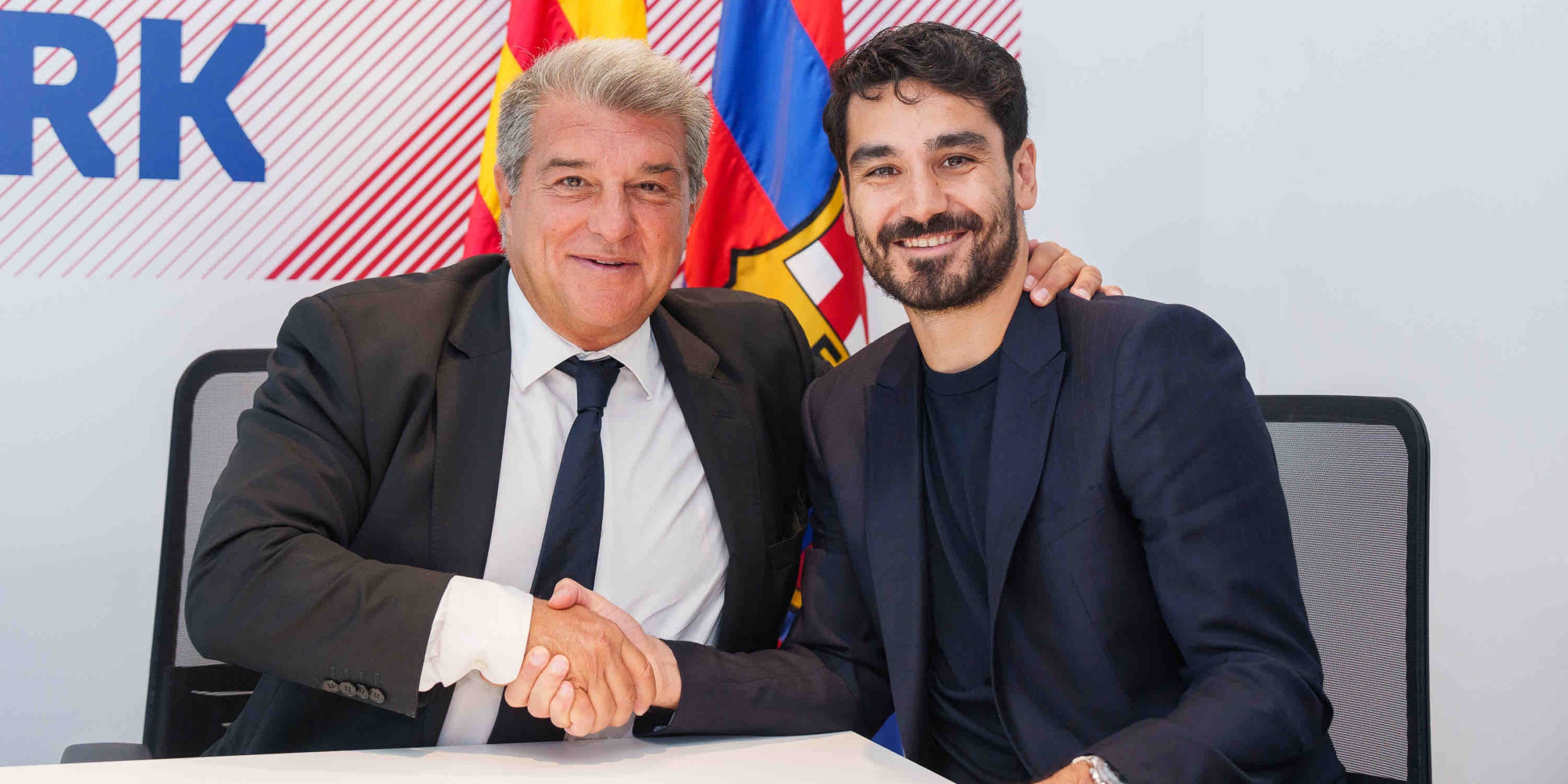 Joan Laporta i Ilkay Gündogan | FC Barcelona