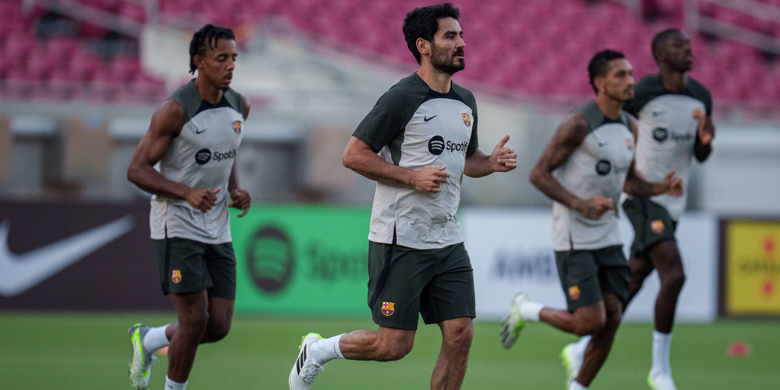 Els jugadors del Barça, durant la pretemporada de la temporada 2023-2024 | FC Barcelona