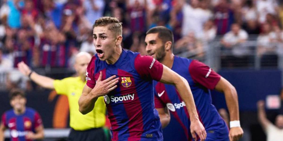 Fermín López, després del seu gol al Clàssic de pretemporada | FC Barcelona