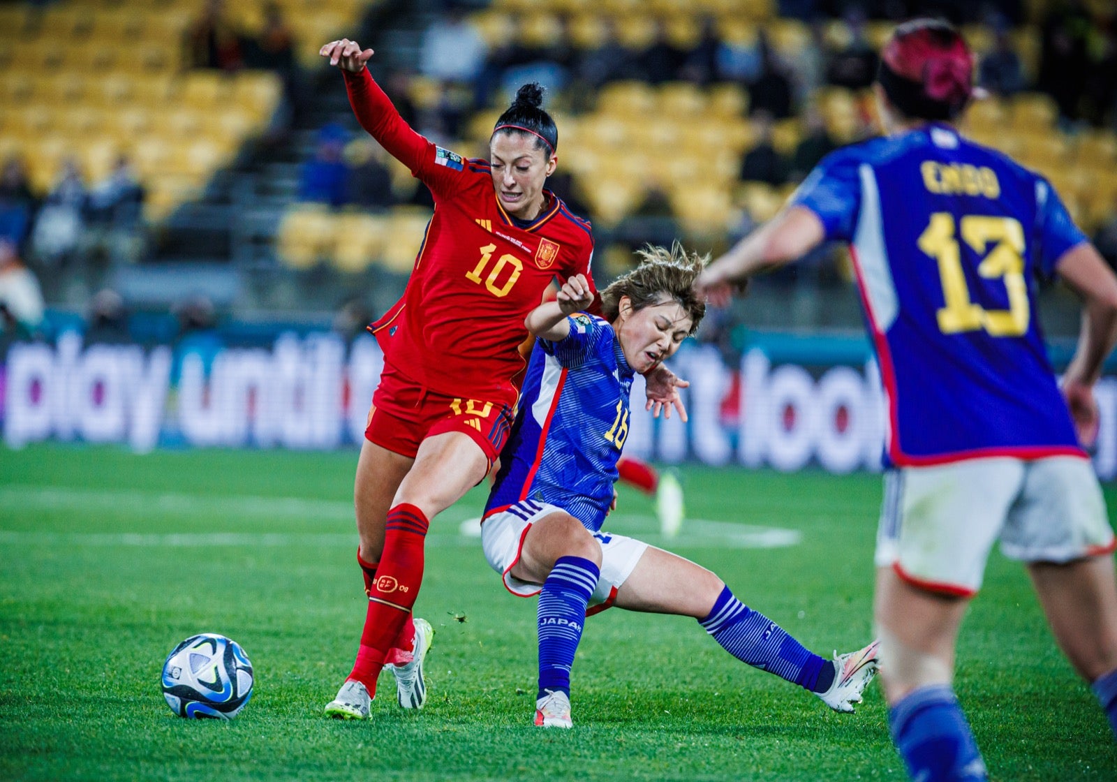 Jenni Hermoso, durant la derrota contra el Japó | @SEFutbolFem