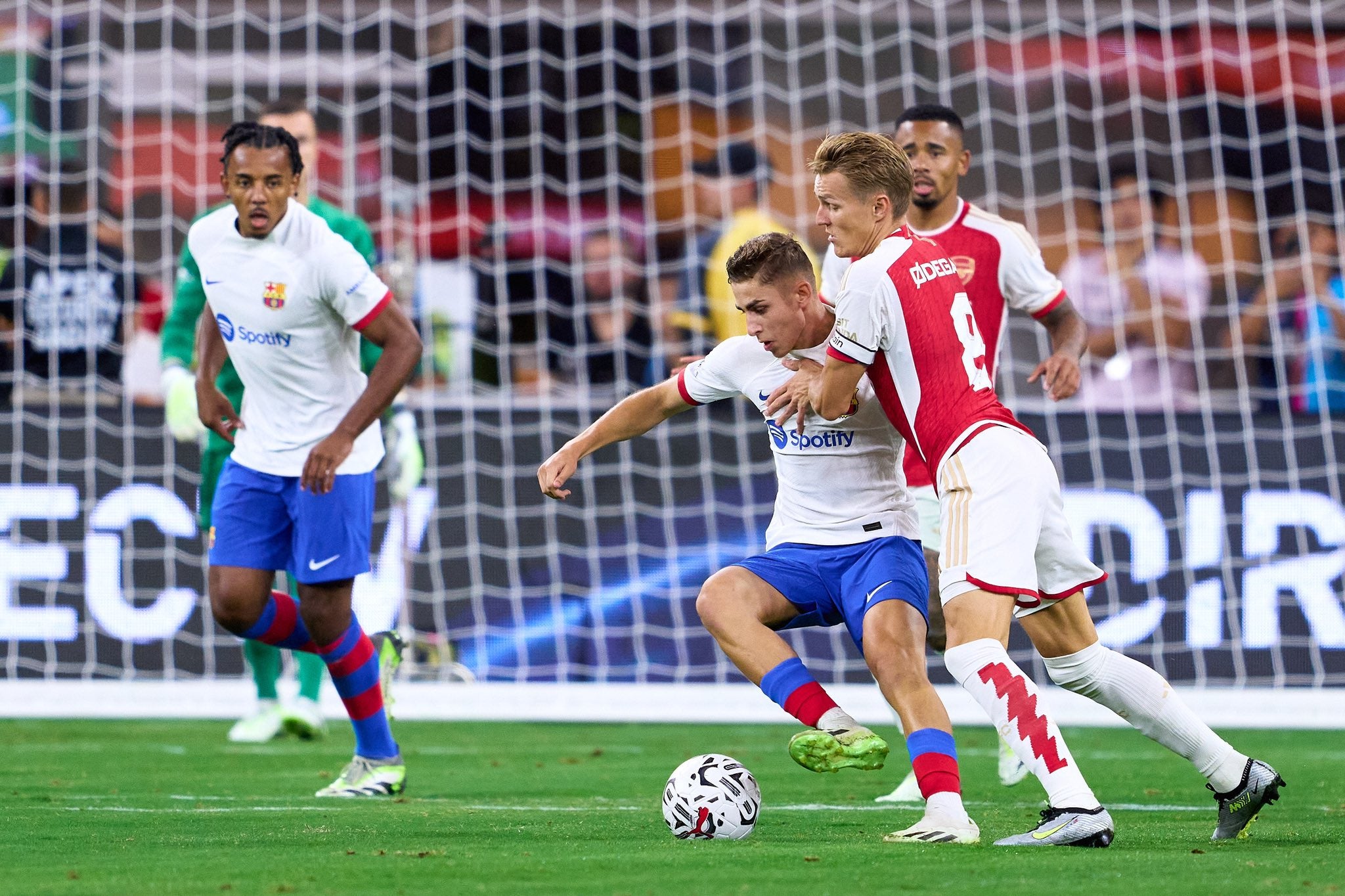Fermín López, durant el partit contra l'Arsenal | FC Barcelona