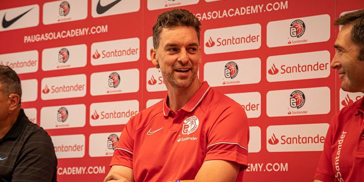 Pau Gasol durant un acte de la seva acadèmia | @PauGasolAcademy