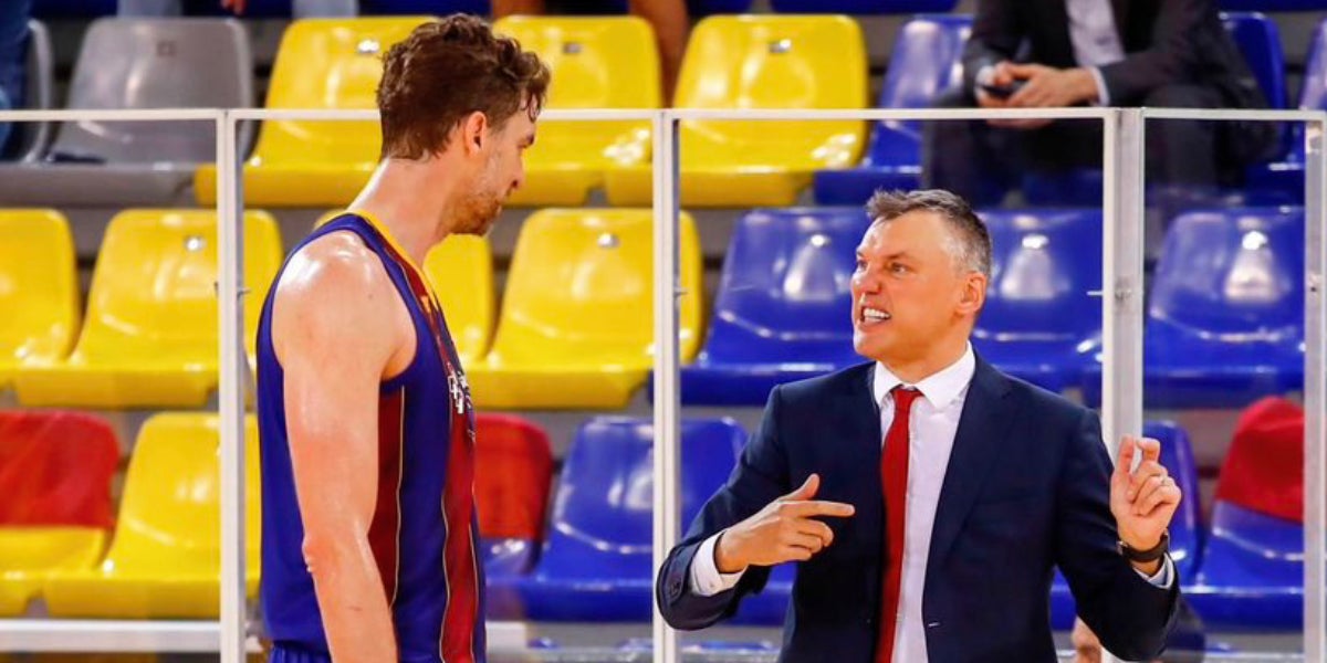Pau Gasol i Saras Jasikevicius | @paugasol