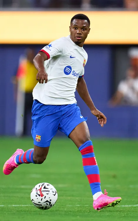 Ansu Fati, durante el partido contra el Arsenal | FC Barcelona