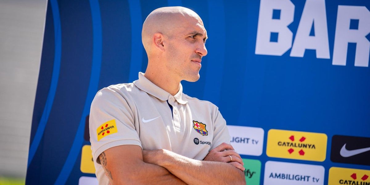 Oriol Romeu, en la seva presentació amb el Barça | FC Barcelona