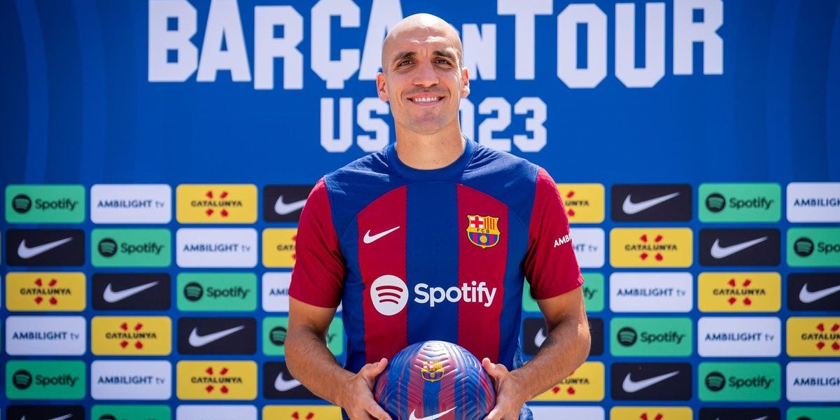 Oriol Romeu, en la seva presentació amb el Barça | FC Barcelona