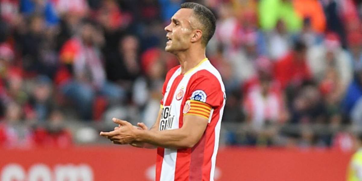Eloi Amagat, durante un partido con el Girona | @eloiamagat