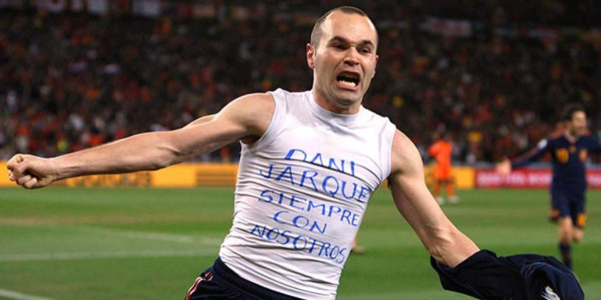 Andrés Iniesta, autor del gol de la final del Mundial 2010 | @SeFutbol