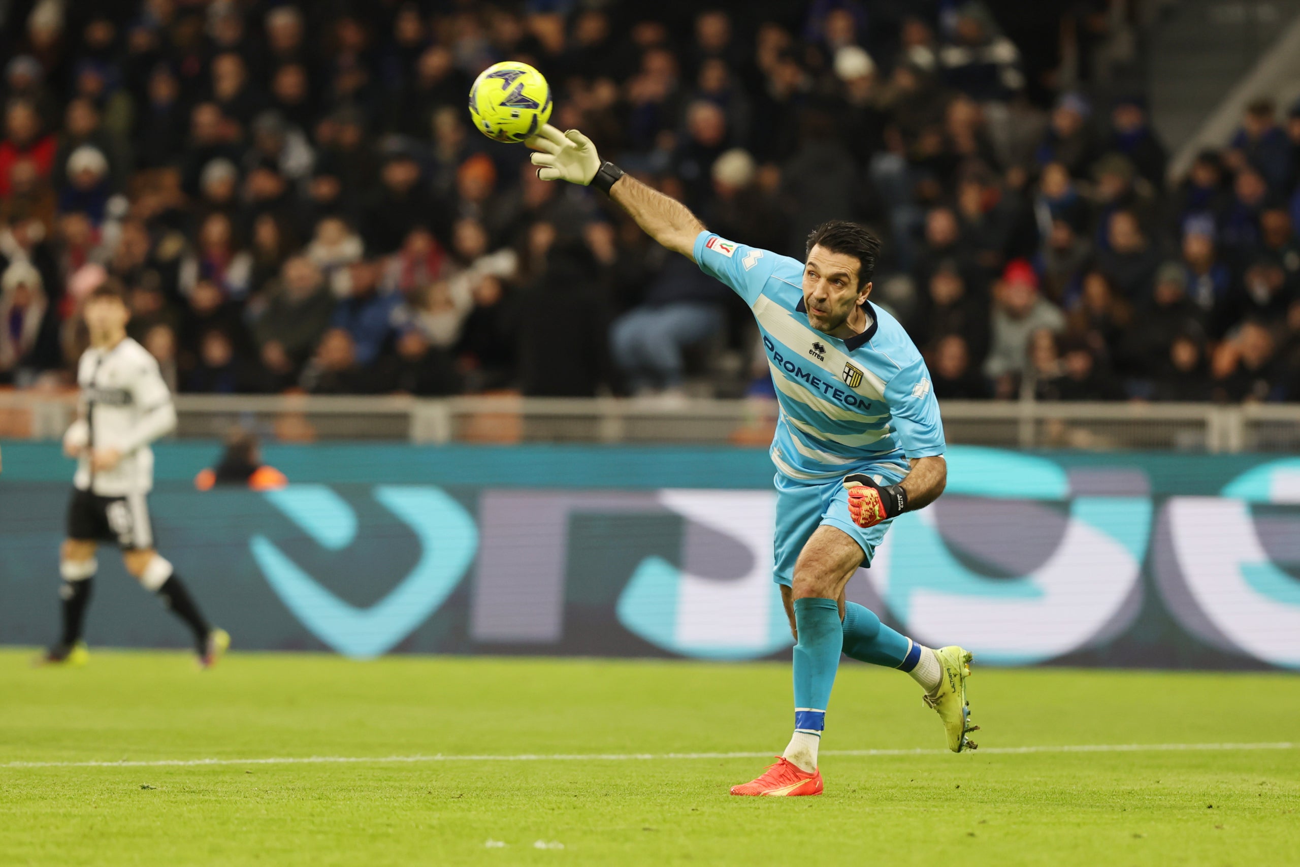 Buffon, durant un dels últims partits de la seva carrera amb el Parma | Europa Press