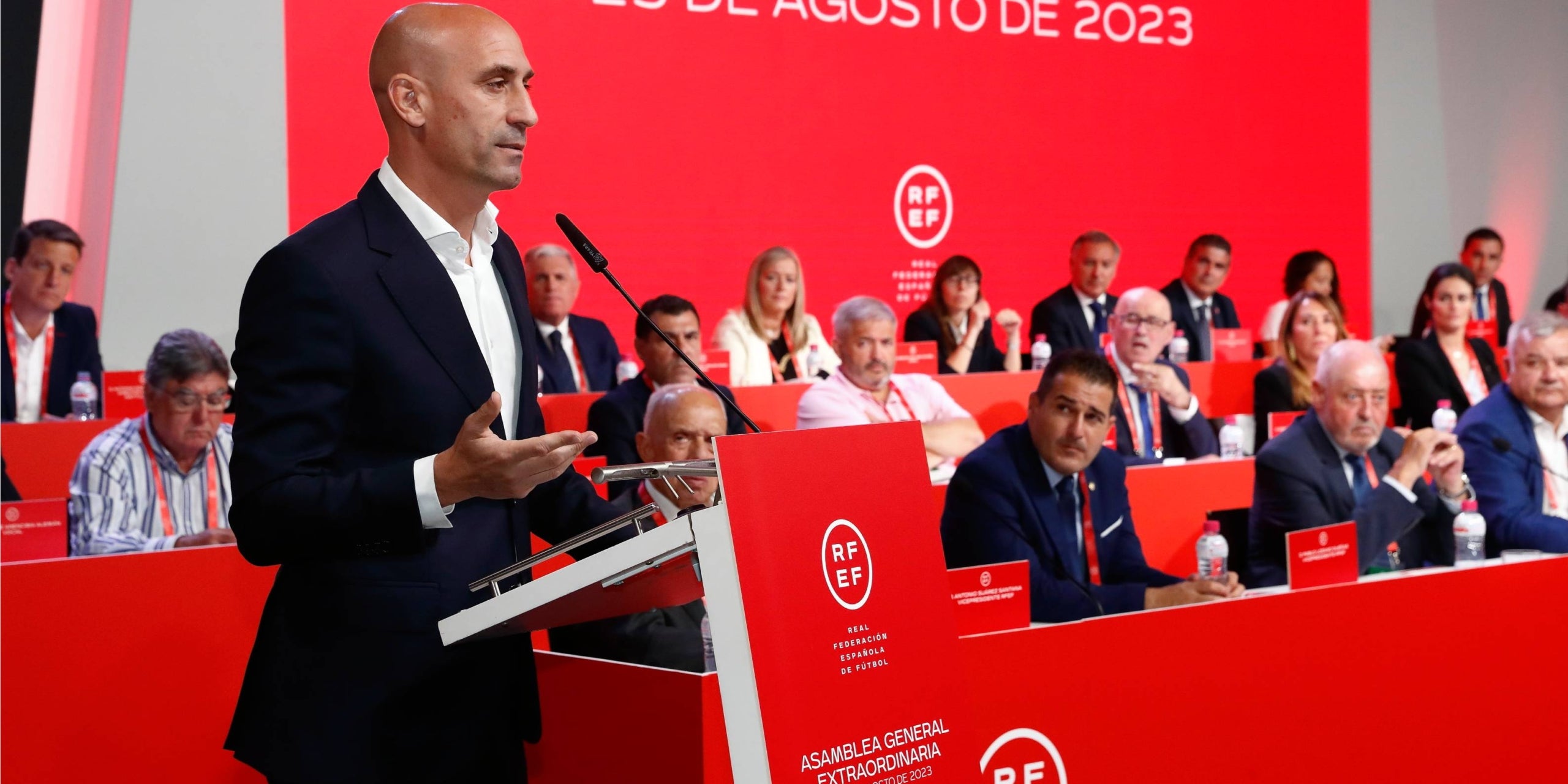 Luis Rubiales, a l'assamblea de la RFEF | Europa Press