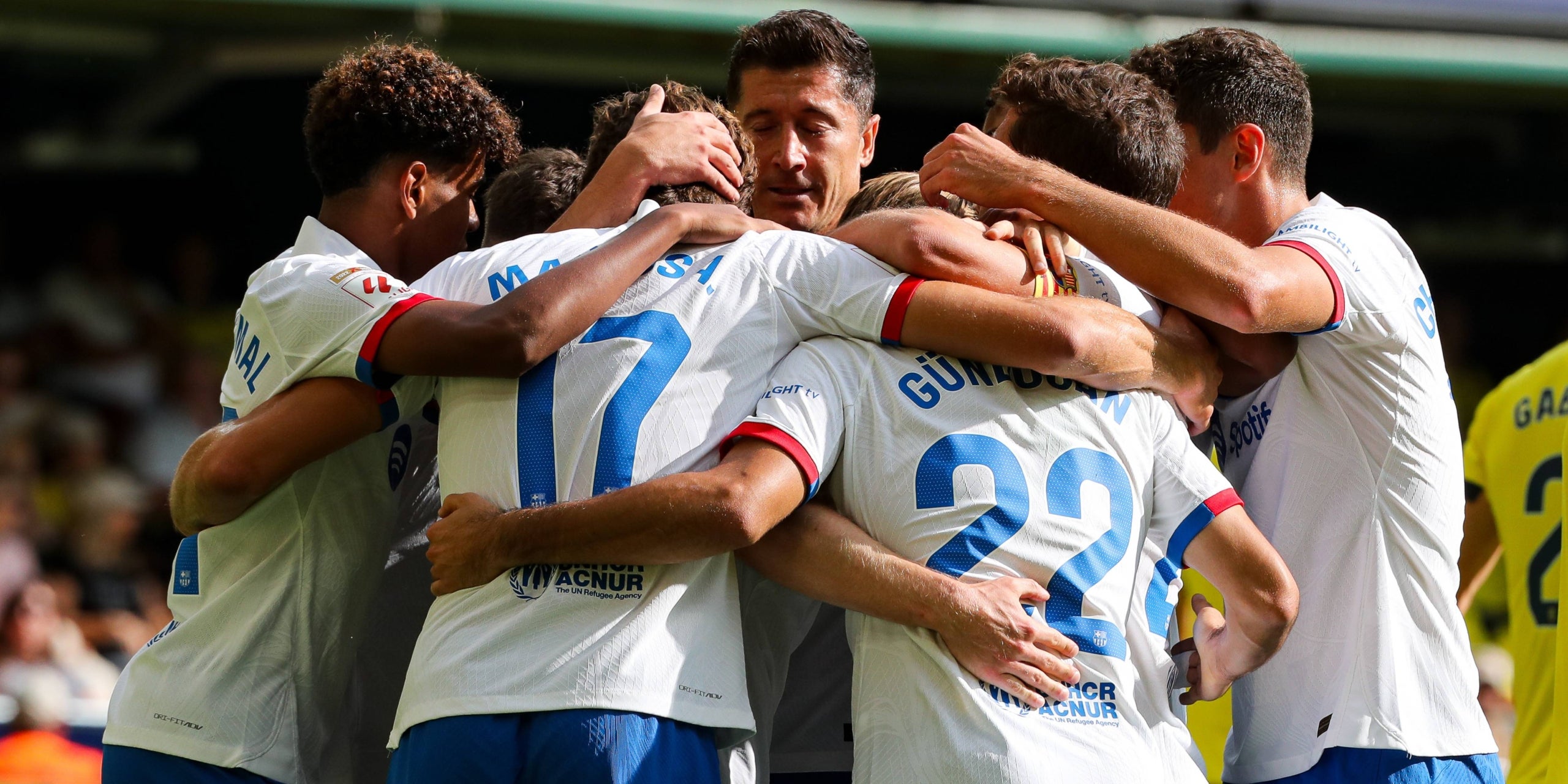 Els jugadors del Barça celebren un gol contra el Vila-real | Europa Press