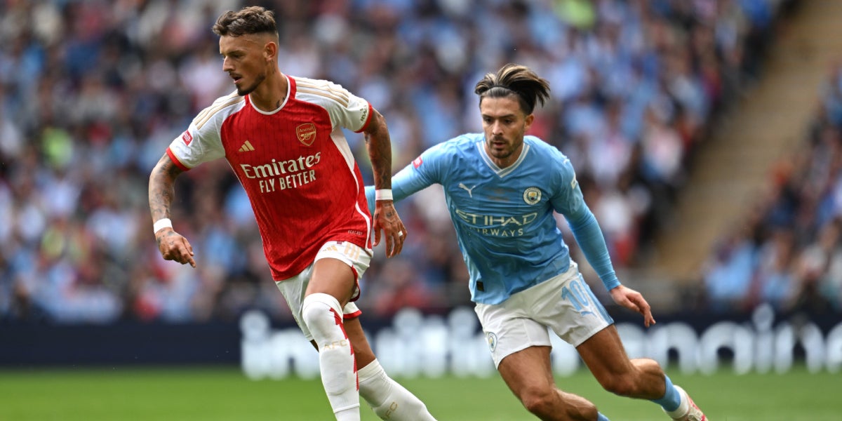 Manchester City i Arsenal durant la final de la Community Shield | @Arsenal
