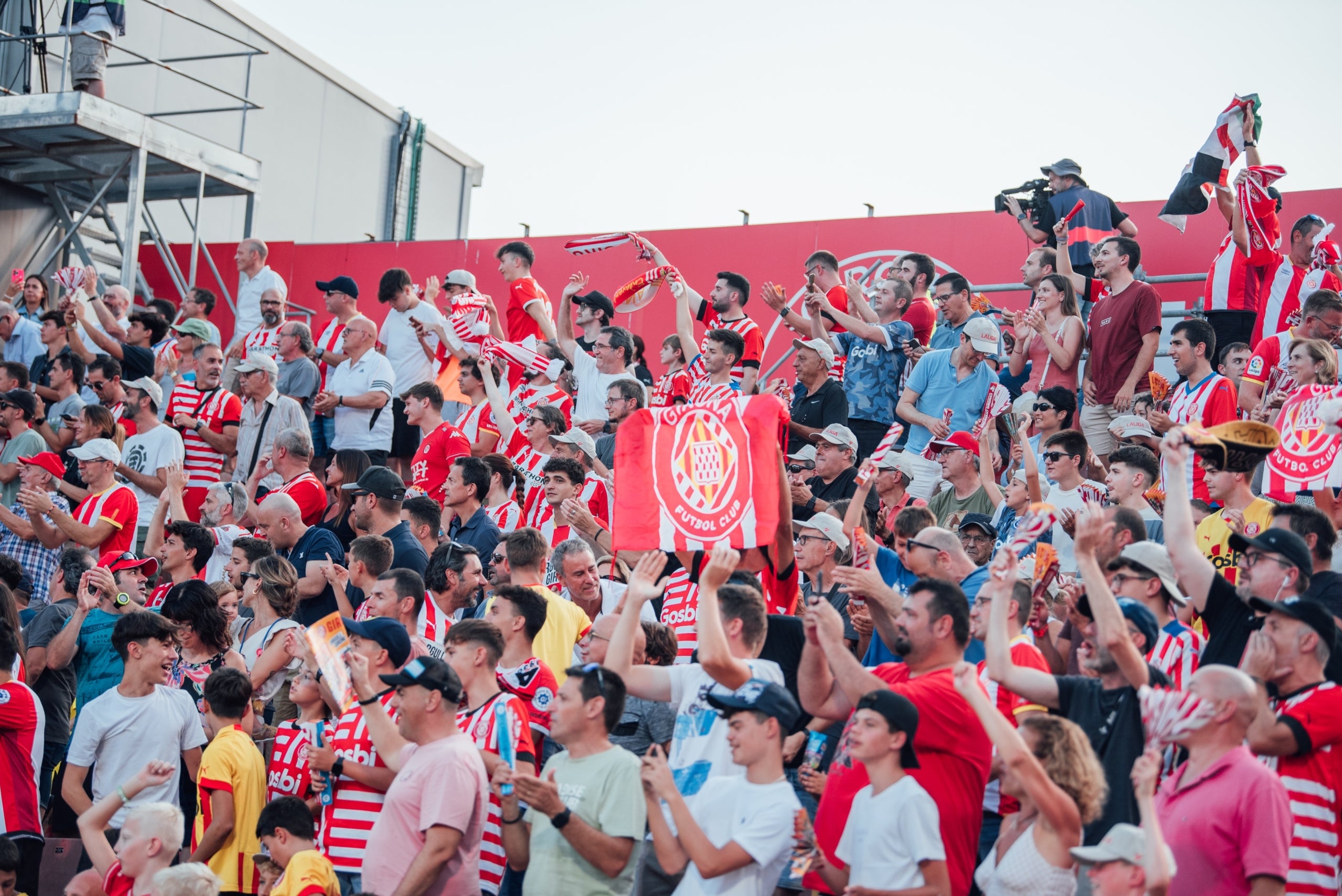La grada de Montilivi, durant el partit contra el Getafe | Girona FC