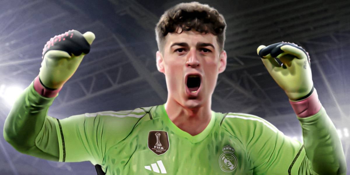 Montaje del Real Madrid para anunciar el fichaje de Kepa | Real Madrid CF