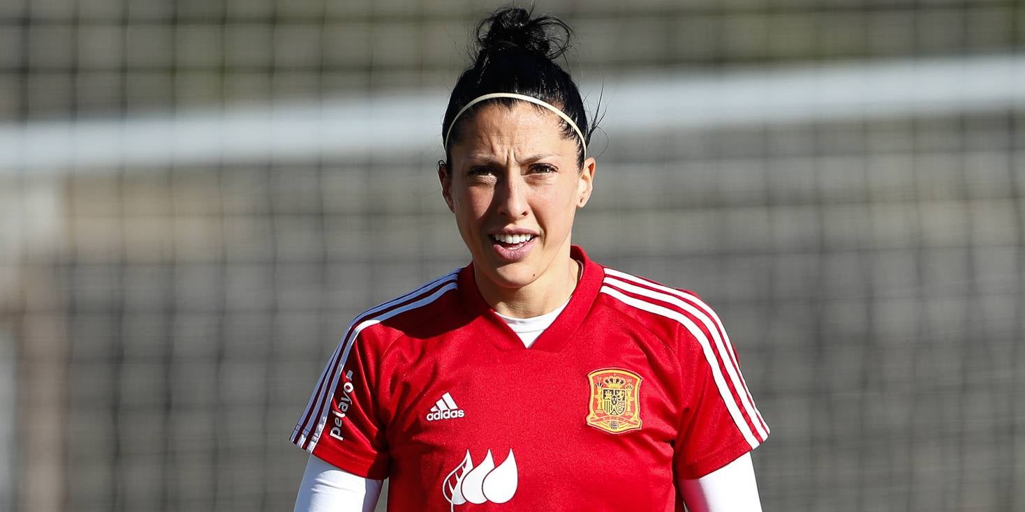 Jenni Hermoso, durant un entrenament amb la selecció espanyola | Europa Press