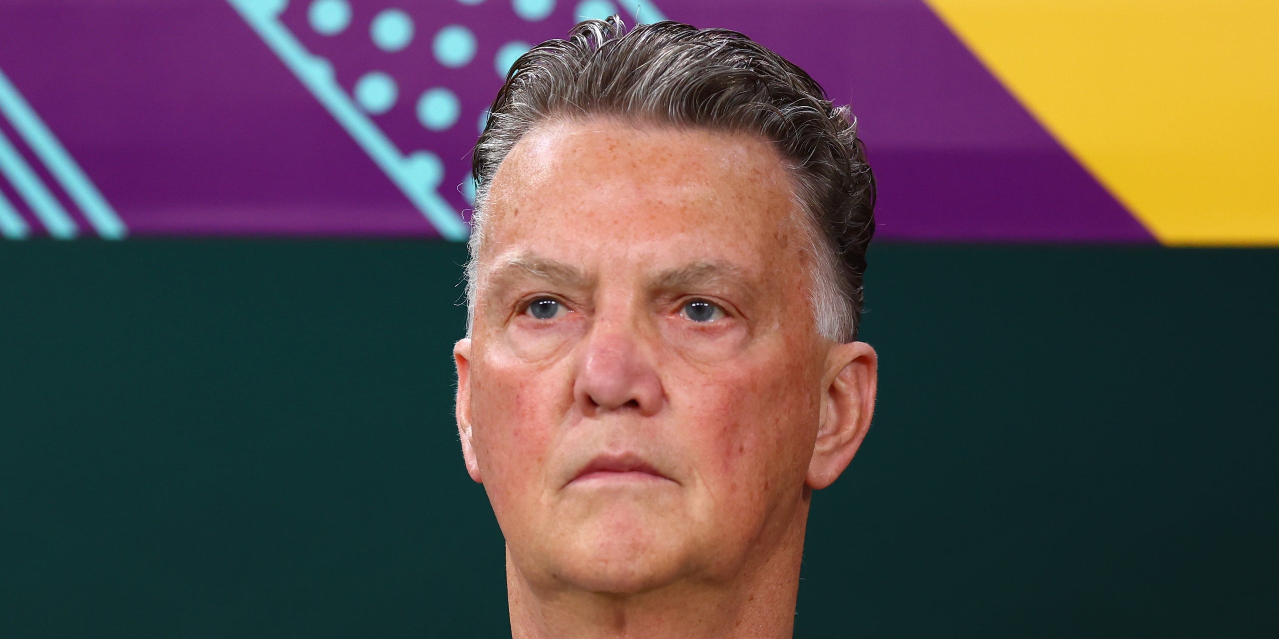 Van Gaal, en un partit al Mundial de Qatar | Europa Press