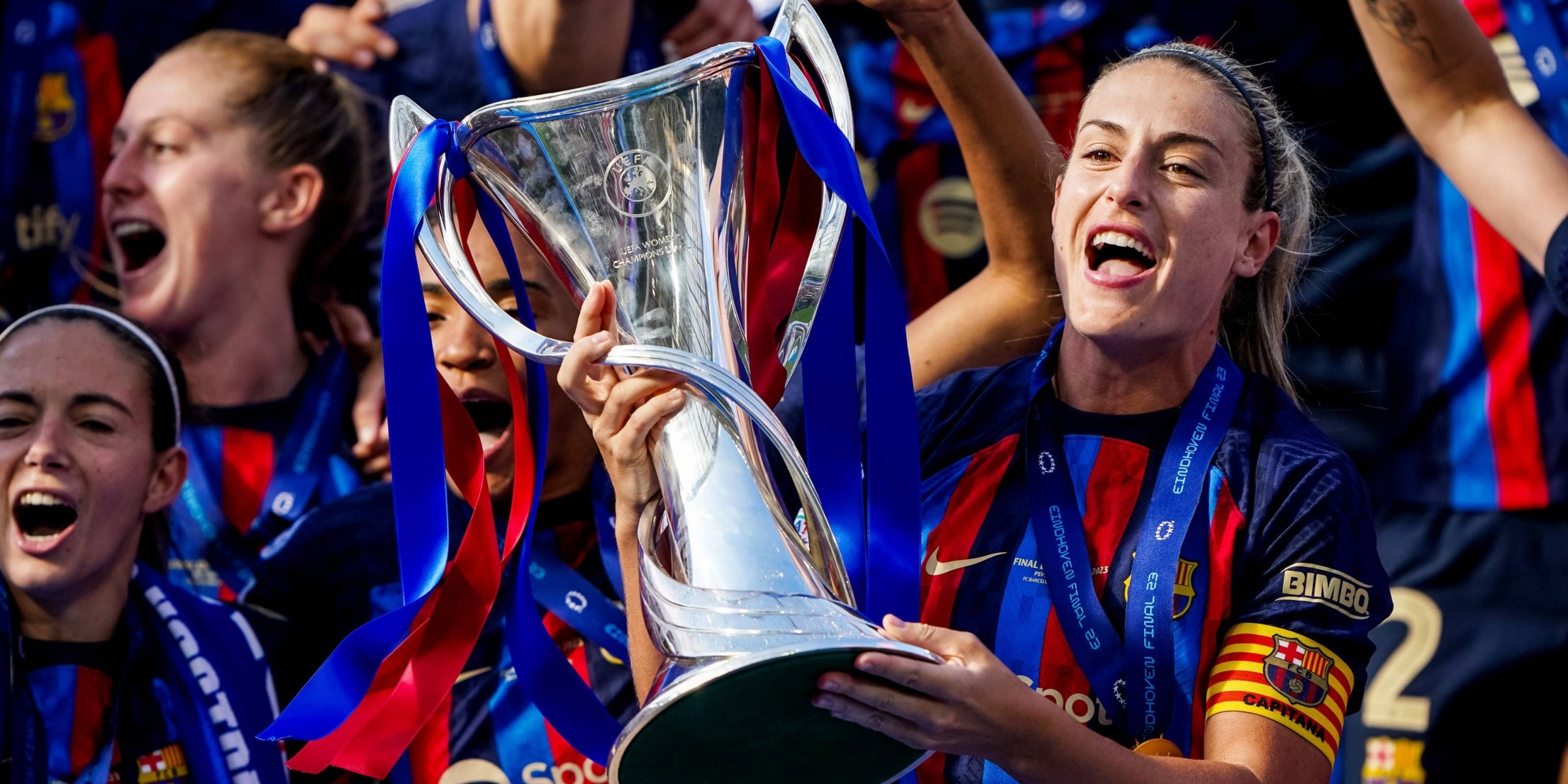 Alexia Putellas, jugadora del FC Barcelona, amb la Champions | Europa Press