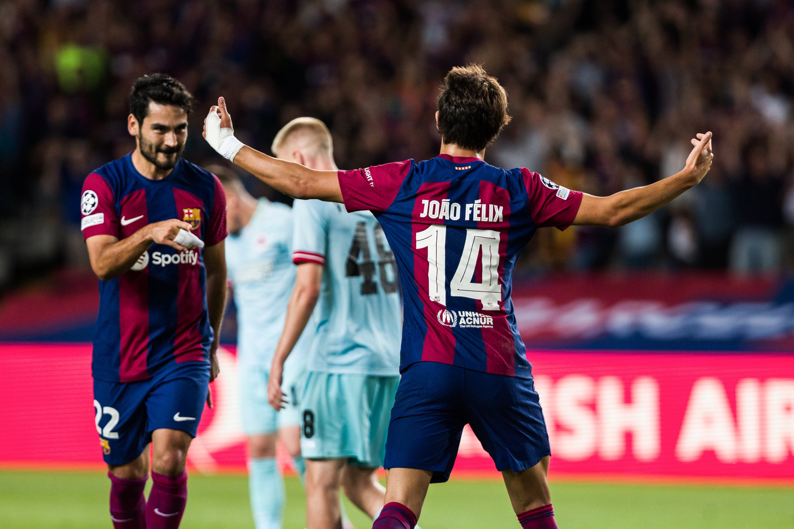 Joao Félix i Gündogan, protagonistes de la primera part | Europa Press