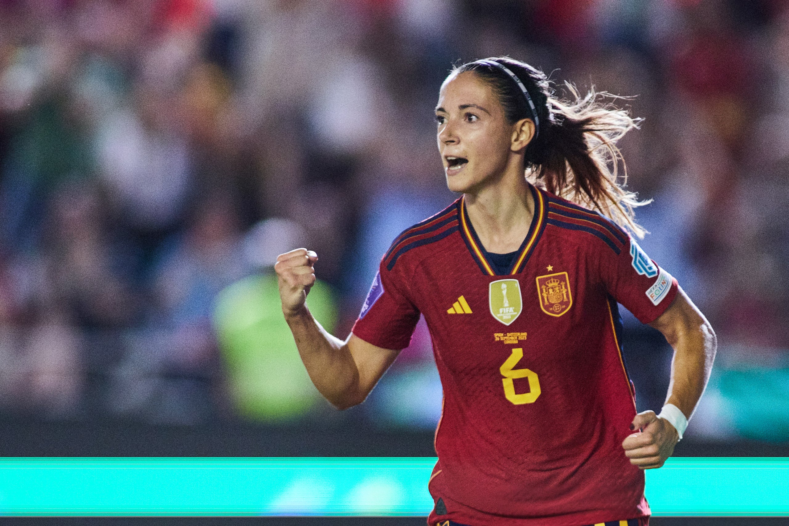 Aitana Bonmatí celebra un gol contra Suiza | Europa Press